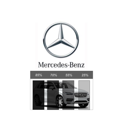 Färdigskuren Avtagbar Solfilm - Mercedes-Benz