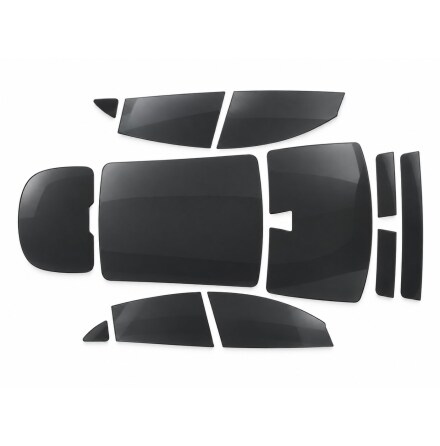 Pre-cut professional window tint film for selected car windows